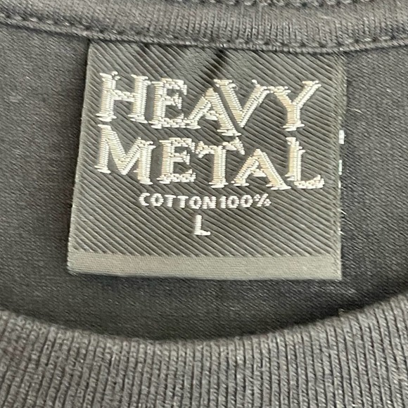 Heavy Metal Men's Short Sleeve Obama Graphic T-Shirt Crew Neck Black Size L - Picture 6 of 8